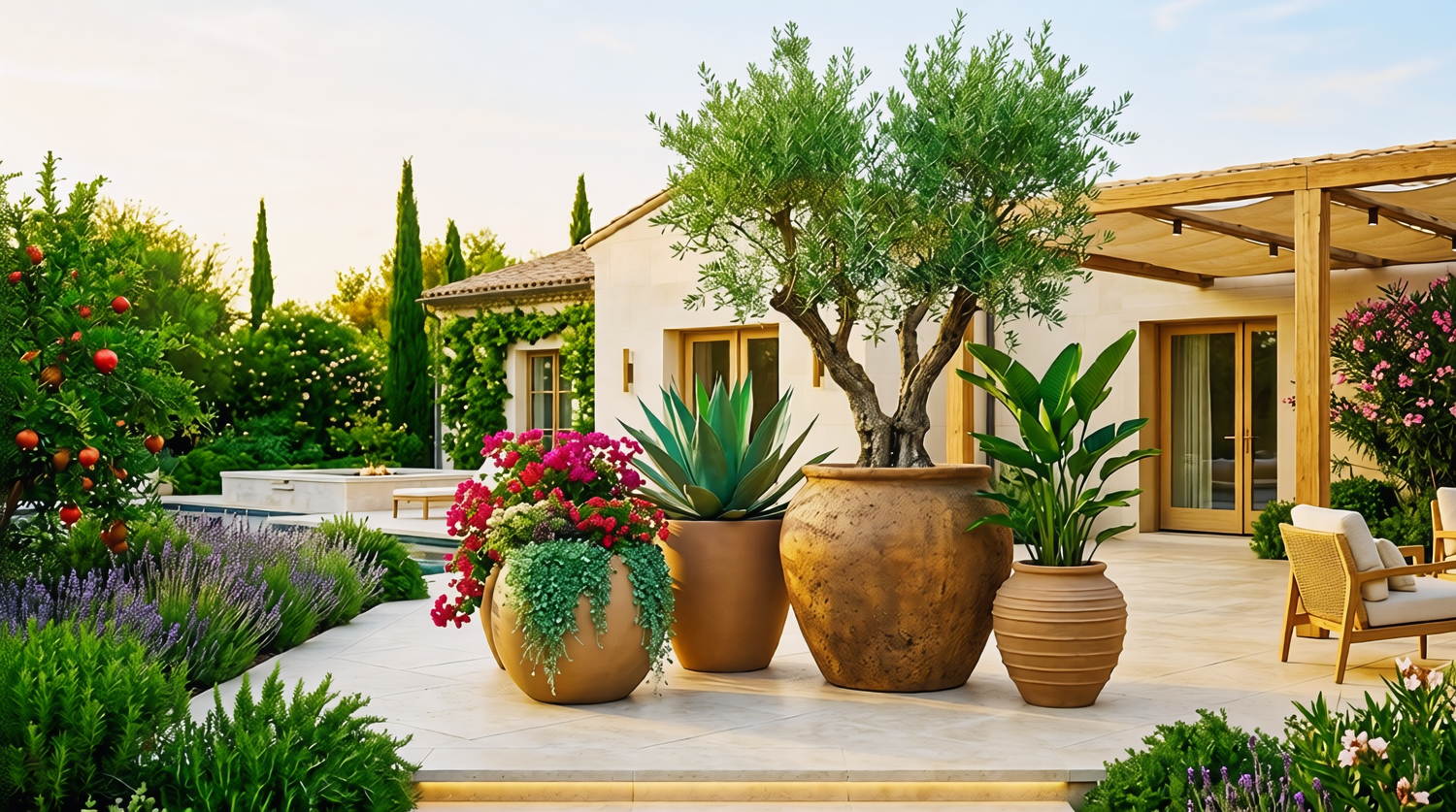 Clay Planters