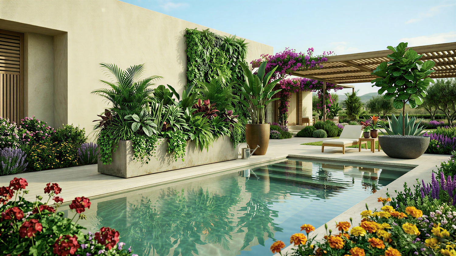 Fiber Glass Planters